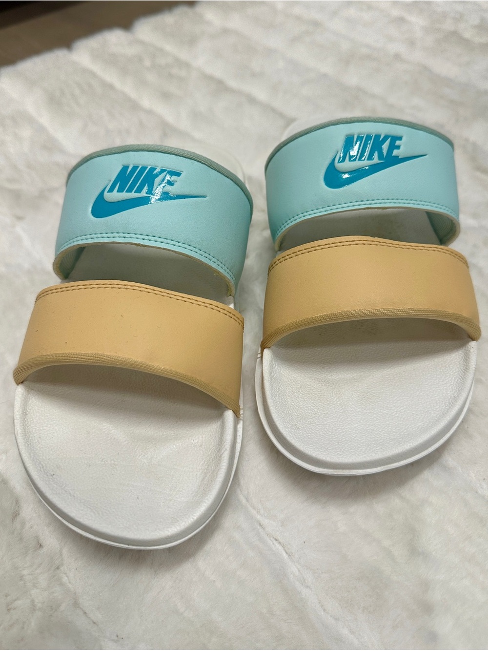 Nike Light Aqua Slide Sandals